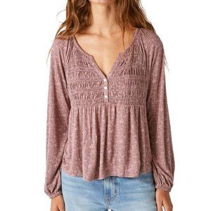 NEW Lucky Brand Peasant Top Women's Size S